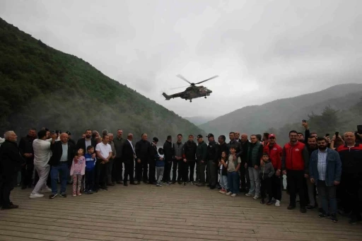 ‘Melek Filo’dan Boraboy Gölü’nde nefes kesen tatbikat
