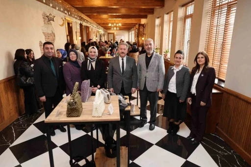 Melikgazi Belediyesi&rsquo;nden Kadınlar G&uuml;n&uuml;&rsquo;ne &ouml;zel el emeği sergi
