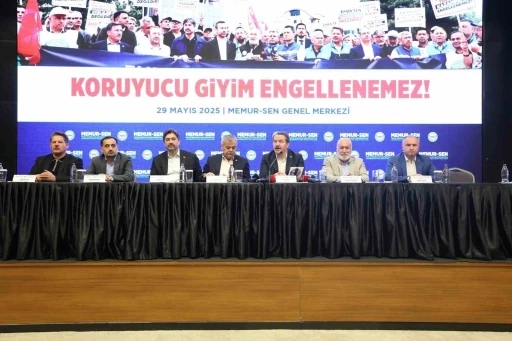 Memur-Sen Genel Başkanı Yalçın: &quot;Beş hizmet kolumuzu ilgilendiren koruyucu giyim kazanımımız birçok kurumda verilemiyor&quot;
