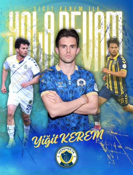 Menemen FK, Yiğit Kerem&rsquo;in s&ouml;zleşmesini uzattı
