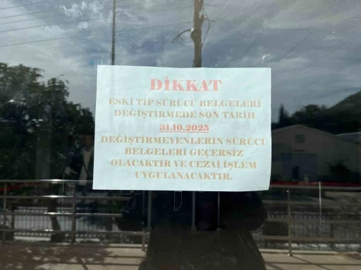 Menteşe’de ehliyet yoğunluğu olmadı: 2 bin 500 kişi hala eski tip ehliyet sahibi