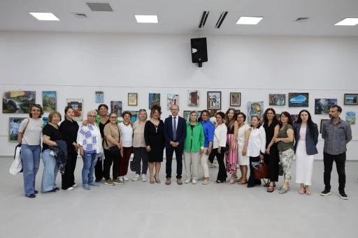 Menteşe Kış Kursları Yıl Sonu Sergisi Açıldı