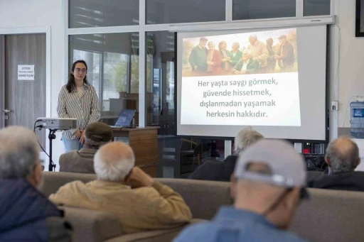 Mersin B&uuml;y&uuml;kşehir Belediyesinden Emekli Evi &uuml;yelerine akran zorbalığı eğitimi
