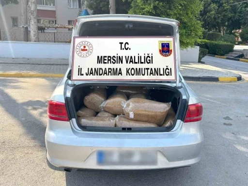Mersin’de 100 kilo kaçak tütün ele geçirildi
