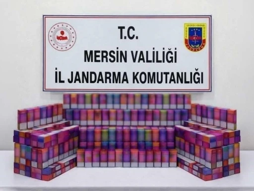 Mersin&rsquo;de 650 g&uuml;mr&uuml;k ka&ccedil;ağı elektronik sigara ele ge&ccedil;irildi
