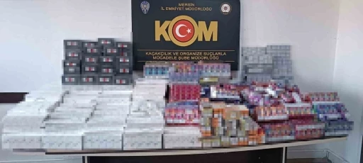 Mersin&rsquo;de binlerce ka&ccedil;ak &uuml;r&uuml;n ele ge&ccedil;irildi
