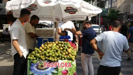 Mersin’de doğada kendiliğinden yetişen dikenli incir seyyar tezgahlarda
