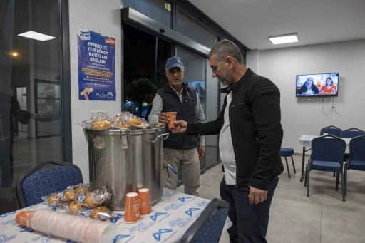 Mersin&rsquo;de emek&ccedil;ilere &uuml;cretsiz &ccedil;orba
