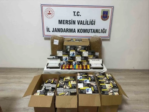 Mersin&rsquo;de ka&ccedil;ak makaron operasyonu: 2 g&ouml;zaltı
