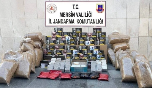 Mersin’de kaçak makaron operasyonu: 3 gözaltı
