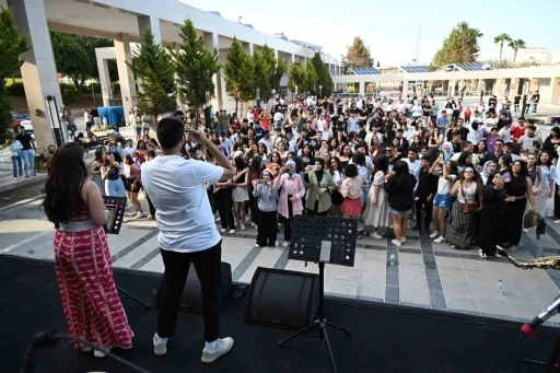 Mersin’de öğrencilere YKS öncesi moral etkinliği
