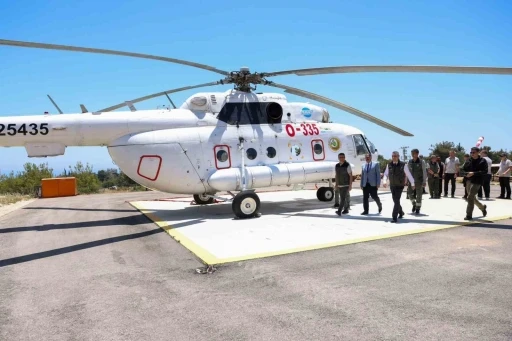 Mersin’de orman yangınlarına karşı 5 helikopter ile 407 araçlı ekip teyakkuzda
