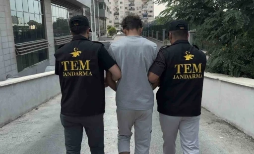 Mersin&rsquo;de ter&ouml;r operasyonunda yakalanan ş&uuml;pheli tutuklandı
