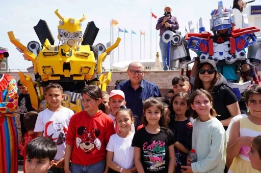 Mersin Erdemli’de çocuklar şenlikte buluştu
