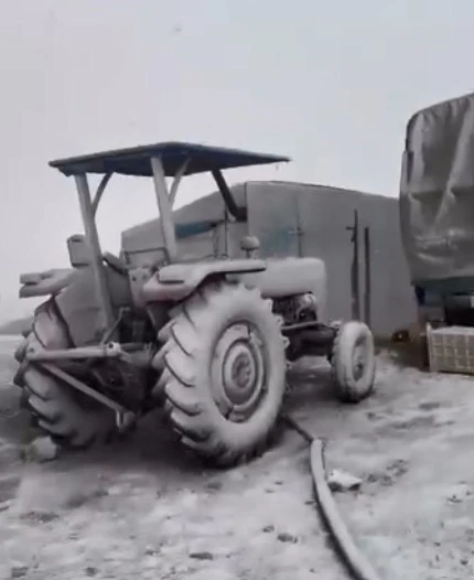 Mersin’in yüksek rakımlı bölgelerinde kar yağışı
