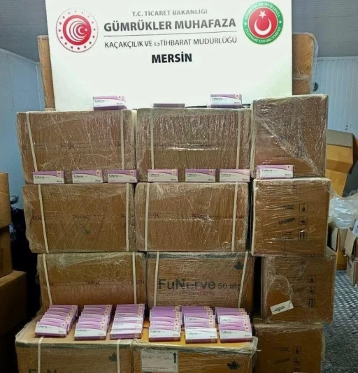 Mersin Limanı&rsquo;nda 280 bin sentetik hap ele ge&ccedil;irildi
