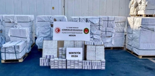Mersin Limanında dev ila&ccedil; operasyonu: 4,9 milyar liralık kaps&uuml;l ele ge&ccedil;irildi
