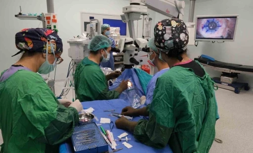 Mersin Şehir Hastanesi&rsquo;nde ilk kornea nakli başarıyla yapıldı
