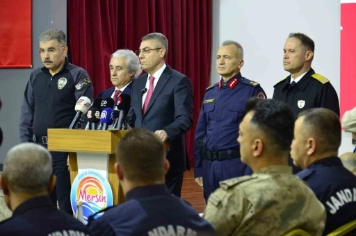 Mersin Valisi Toros: &quot;Her bir vatandaşımızın kendini güvende hissetmesi en büyük önceliğimizdir&quot;
