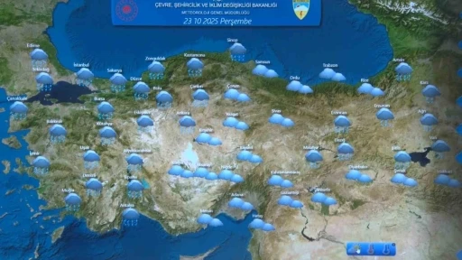 Meteoroloji Genel Müdürlüğü: &quot;Ülke genelinde şiddetli yağışlar görülebilir&quot;