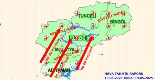 Meteorolojiden 5 il için ’kuvvetli yağış’ uyarısı
