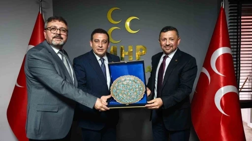 MHP K&uuml;tahya Milletvekili Erbaş&rsquo;tan İl Başkanı &Ouml;zkan&rsquo;a ziyaret
