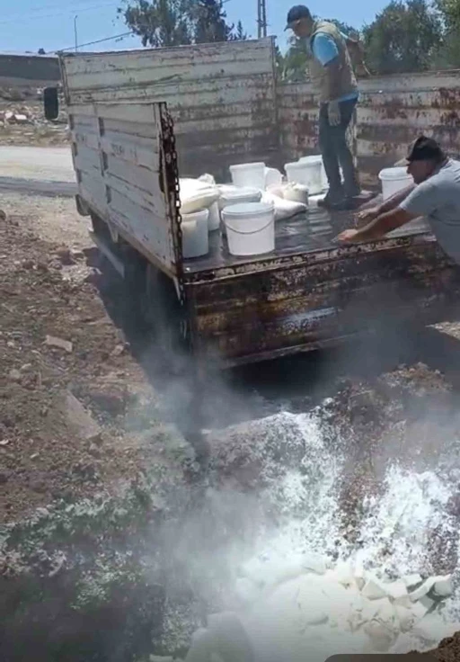Mide bulandıran şartlarda üretilen yarım ton süt ve süt ürünü imha edildi
