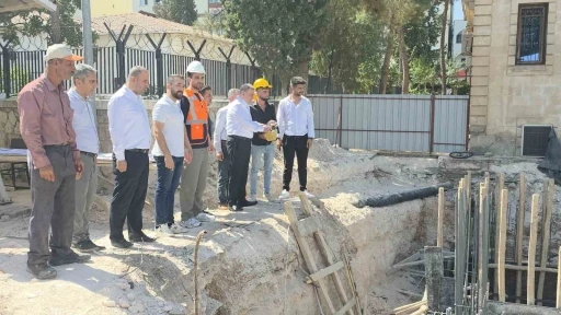 Midyat Belediyesi ek hizmet binasının temeli atıldı
