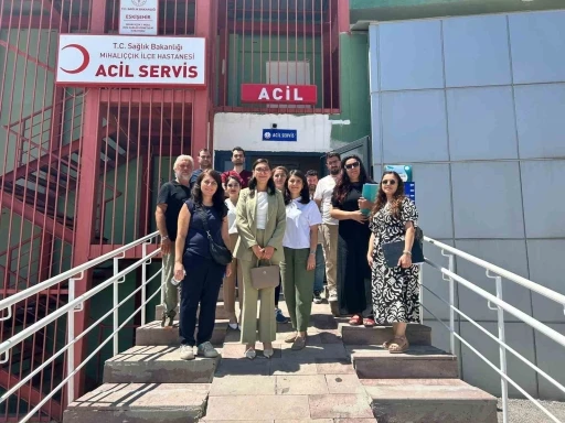 Mihalıççık’taki sağlık tesislerine kapsamlı ziyaret
