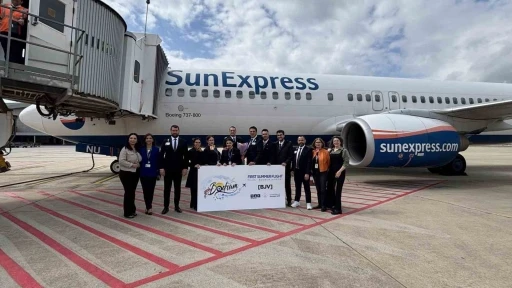 Milas-Bodrum Havalimanı sezonun ilk dış hat u&ccedil;uşunu karşıladı
