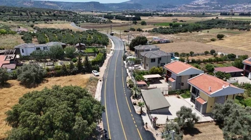 Milas Menteş yolu Kurban Bayramı öncesi tamamlandı
