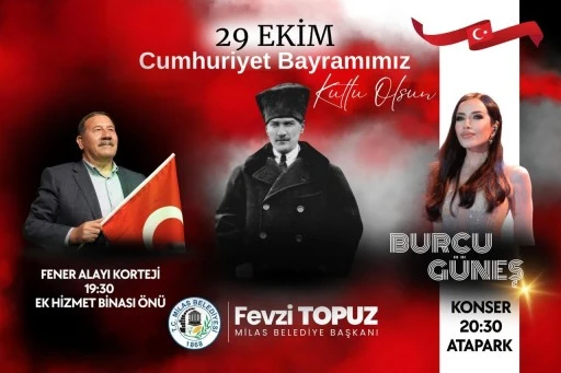 Milas’ta 29 Ekim Coşkusu