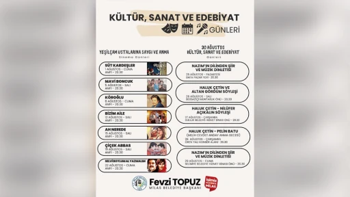 Milas'ta Ağustos Ayı Sanat Dolu Geçecek