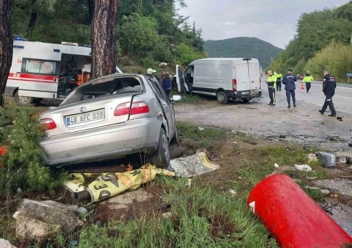 Milas-Yatağan Karayolunda Yağmur Faciası