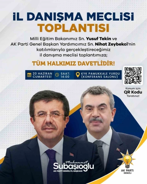 Milli Eğitim Bakanı Yusuf Tekin Denizli&rsquo;ye geliyor
