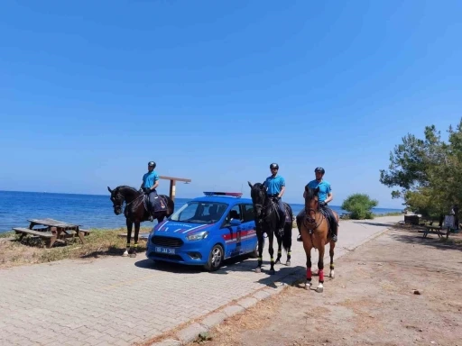 Milli Park&rsquo;ta Atlı Jandarma Timi g&ouml;reve başladı
