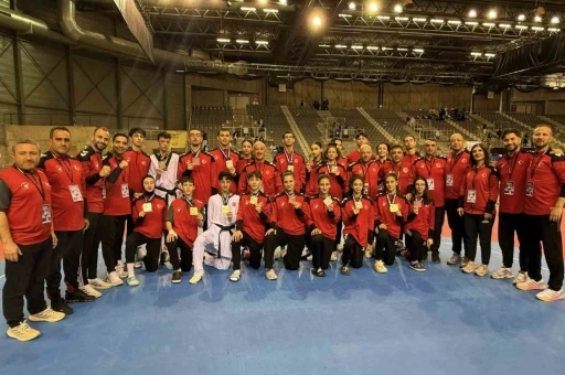 Milli taekwondoculardan Bel&ccedil;ika&rsquo;da 30 madalya birden

