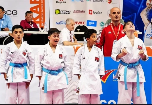Milli takım, Balkan Çocuklar Karate Şampiyonası’nda 55 madalya kazandı
