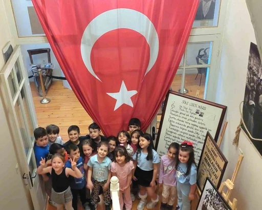 Minik ziyaretçilerden ‘Söke Kent Müzesi’ne yoğun ilgi
