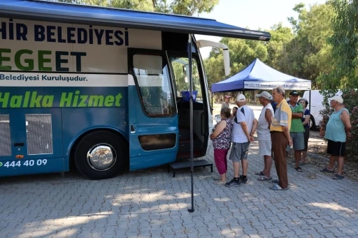 Mobil Halk Ege Et Davutlar&rsquo;da vatandaşlardan yoğun ilgi g&ouml;rd&uuml;
