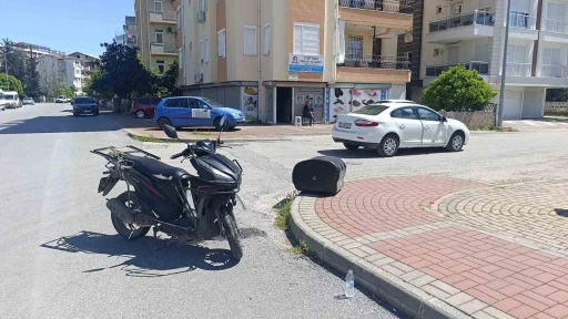 Motosiklet ile otomobil çarpıştı: 1 yaralı
