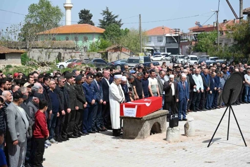 Motosiklet kazasında hayatını kaybeden astsubay son yolculuğuna uğurlandı
