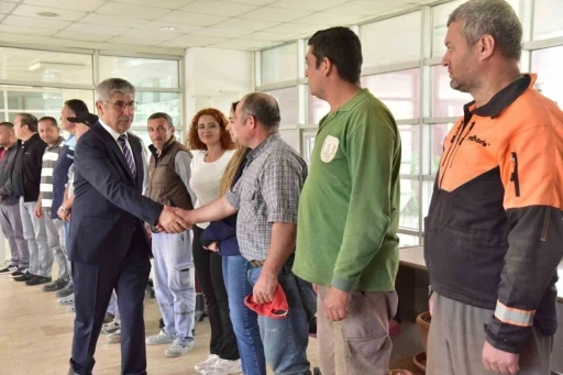 MSK&Uuml;&rsquo;de bayramlaşma t&ouml;reni

