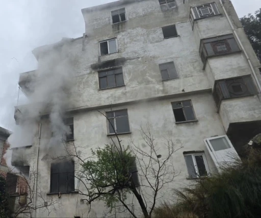 Mudanya&rsquo;da apartmanda yangın paniği
