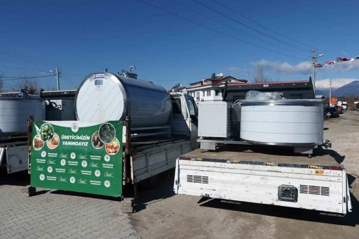 Muğla B&uuml;y&uuml;kşehir&rsquo;den s&uuml;t &uuml;reticilerine b&uuml;y&uuml;k destek
