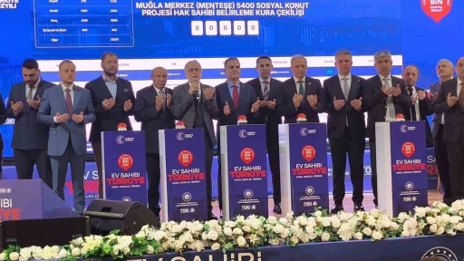 Muğla&rsquo;da 6 bin 417 konutun hak sahipleri belirlendi
