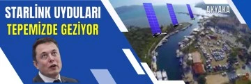 Muğla’da Starlink uyduları görüntülendi