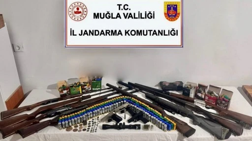 MUĞLA'DA TARİHİ ESER VE RUHSATSIZ SİLAH OPERASYONU