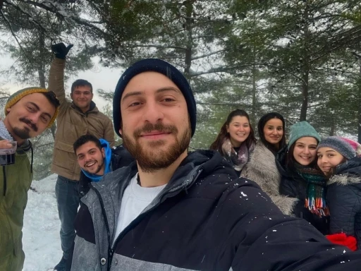 Muğla&rsquo;da vatandaşlar karın keyfini &ccedil;ıkarttı