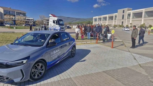 Muğla İl Milli Eğitim M&uuml;d&uuml;r&uuml; &Ccedil;ay, MTSK sınav sahasında incelemelerde bulundu
